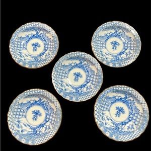 Set of 5 Soy Japanese Sauce plates
